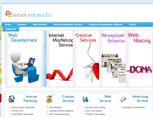 Tablet Screenshot of intactinfomedia.com